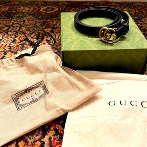 Gucci thin Marmont belt